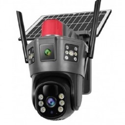 O-KAM Pro 6mp Çift Kameralı 4G Sim Kartlı Solar Kamera